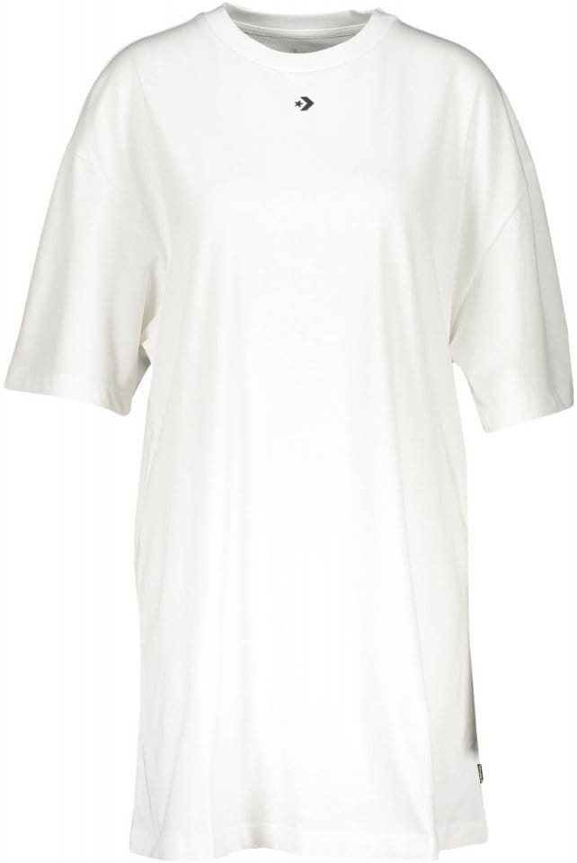 Tricou Converse Wordmark Damen T-Shirtkleid Weiss F102