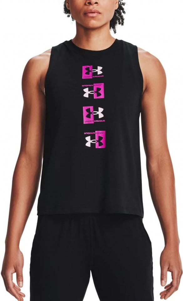 Maiou Under Armour Live UA Repeat Muscle Tank-BLK