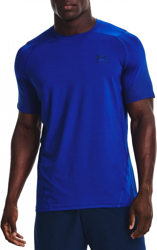 Tricou Under UA HG Armour Fitted Nvlty SS-BLU