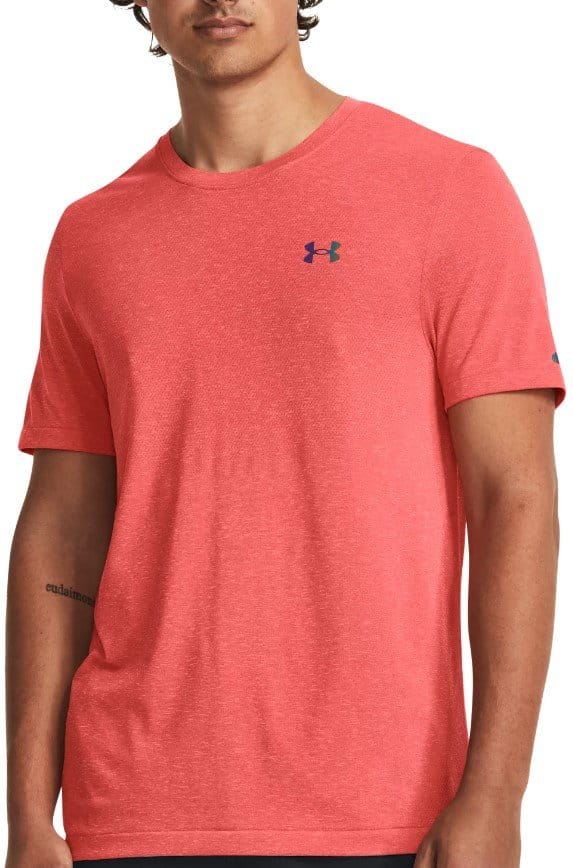 Tricou Under Armour UA Rush Seamless Legacy SS-RED