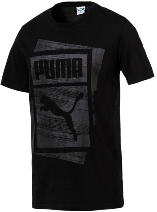 Tricou Puma Graphic Brand Box Tee Cotton Black