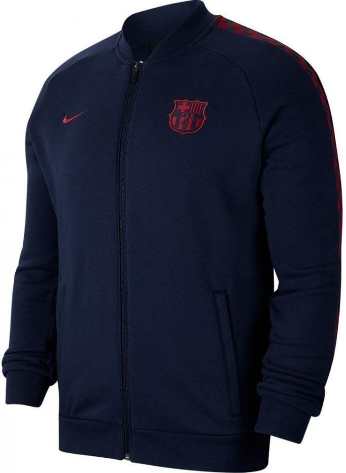 Jacheta Nike FC Barcelona Men's Fleece Track Jacket - 11teamsports.ro