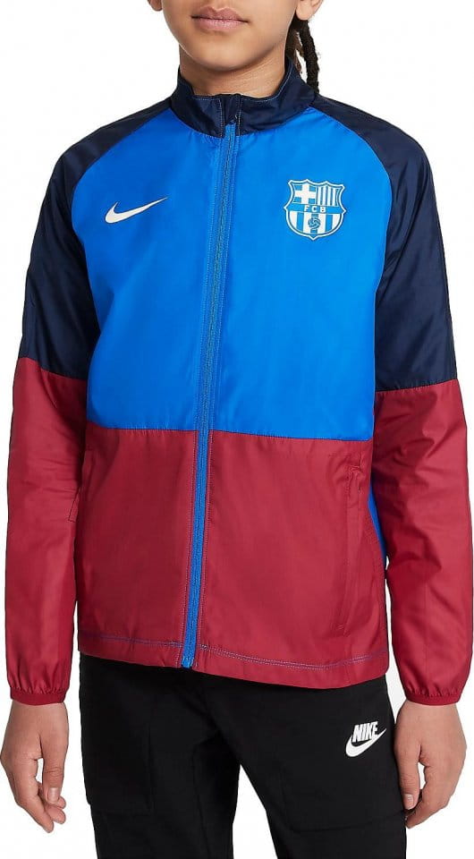 Jacheta Nike FC Barcelona Repel Academy Big Kids Soccer Jacket