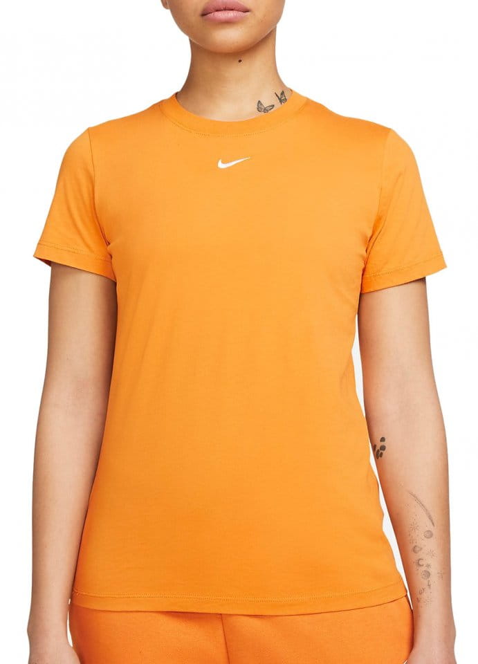 Tricou Nike Essentials T-Shirt Damen Orange Weiss F738