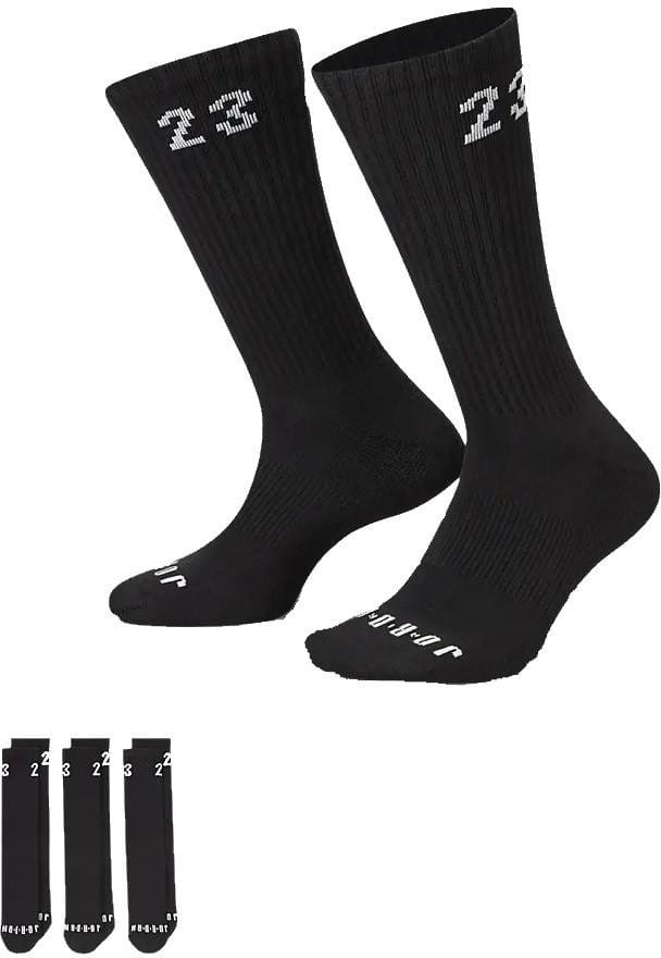 Sosete Jordan Essential Crew 3 Pack Socks Black
