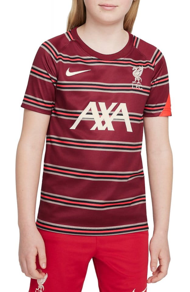 Tricou Nike Liverpool FC Big Kids Pre-Match Short-Sleeve Soccer Top