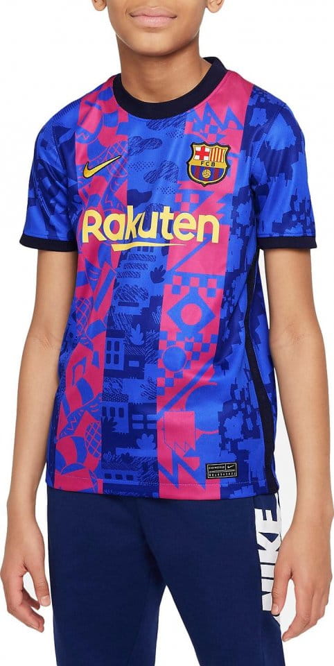 Bluza Nike FC Barcelona 2021/22 Stadium Third Big Kids Soccer Jersey