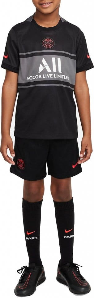 Trening Nike Paris Saint-Germain 2021/22 Third Little Kids Soccer Kit