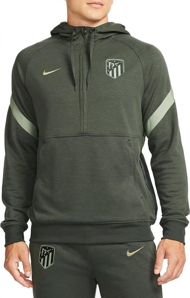 Hanorac cu gluga Nike Men's 1/2-Zip Atletico Madrid Fleece Football Hoodie