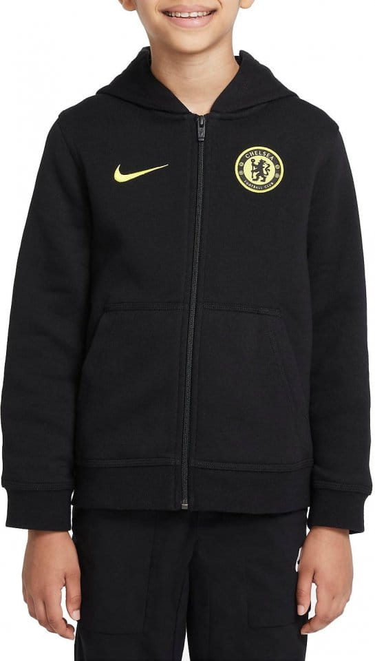 Hanorac cu gluga Nike Chelsea FC Big Kids Full-Zip Fleece Hoodie